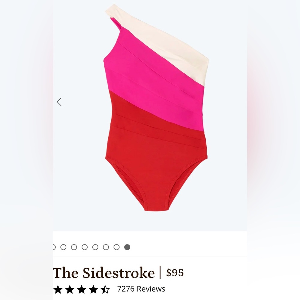 SUMMERSALT SIDE STROKE long torso Bathingsuit new without tags